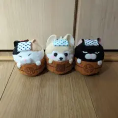ひげまんじゅう 豆しば三兄弟温泉マスコット