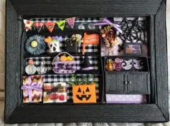 ハロウィン　ドールハウス　エコクラフト　ミニチュア