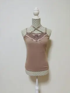 極美品⭐️axes femme 巻きバラストラップインナー 淡ピンク クラシカル