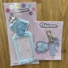 ポケモン　フォトケース　アクリルキーホルダー　ナムコ　ロコン　2点