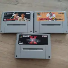 （SFC）プロレスのソフト３本セット