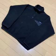 【美品】97年L Patagonia パタゴニア スナップT ブラック 黒