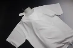 ツイルキーネック半袖Tシャツ　L　白　タケオキクチ THE SHOP TK