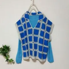 niko and…クロシェトップス ニットベスト