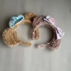 ダッフィー　シェリーメイ　カチューシャセット