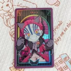 鬼滅の刃　メタリックカード　猗窩座　ハロウィン