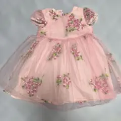 刺繍チュールドレスTHE CHILDREN'S PLACE ベビードレス 18M