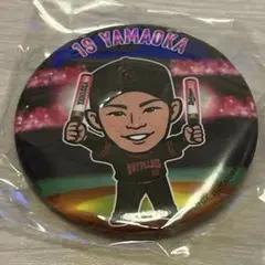 オリックス 山岡泰輔 缶バッジ 夏の陣 応援