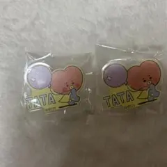 BTS BT21 TATA キャラクリップ 2個セット