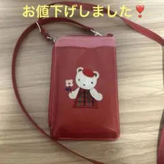 【◎】ファミリア　スマホショルダーバッグ　ポシェット 大人気のショルダーストラップやミニバッグチャームが、新たな