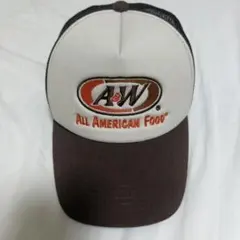 エイアンドダブリュ エンダー A&W メッシュ キャップ ブラウン　茶色のサムネイル