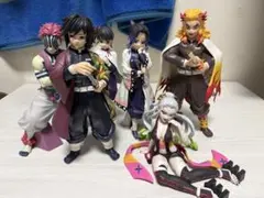 鬼滅の刃プライズフィギュアまとめ売り　6点セット　開封品　箱無し