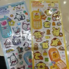 ＊サンリオ　平成はっぴーフォン　STICKERS 2枚セット　新品未開封！
