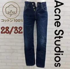 ★美品★ Acne Studios ダークブルー ストレートデニム 28/32のサムネイル