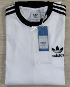 adidas スリーストライプス 長袖Tシャツ ホワイト L