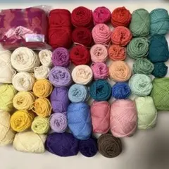 毛糸・多色・約900g