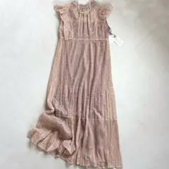 新品タグ付　アサクラ　レースロングワンピ　ドレス　結婚式　M 定価19,800円