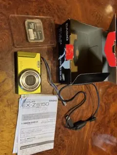 CASIO EXILIM EX-ZS150 イエロー系色　美品