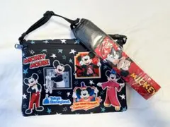 ミッキーマウス カメラストラップ　ポーチ　ディズニーランド　実写