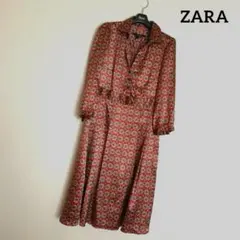 ZARA ザラ　ワンピース　サテン