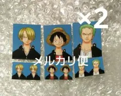 最強ジャンプ 付録 顔写真風ステッカー 証明写真 ワンピース