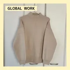 新品GLOBAL WORK グローバルワークメルティスタンドスリットプルオーバー