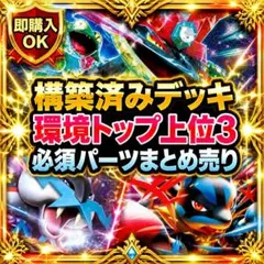 環境トップ上位3 デッキ　必須パーツ　ポケカ　まとめ売り