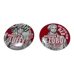 ONE PIECE FILM RED ピンバッジ ルフィ ゾロ