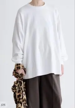 EVCON WIDE L/S T-SHIRT WHITE