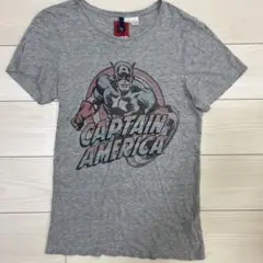 MARVEL キャプテン・アメリカ Tシャツ XS グレー