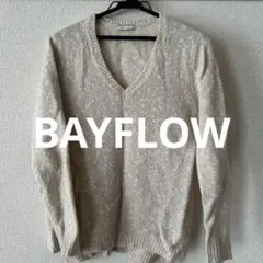 BAYFLOW ベージュ ニットセーター
