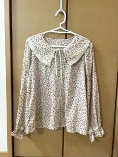 アクシーズファム　レース　リボン　花柄　ブラウス