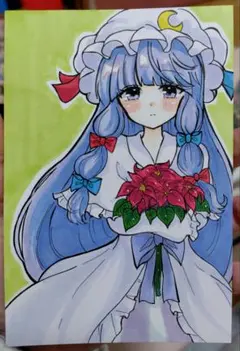 手描きイラスト☆東方project パチュリー・ノーレッジ