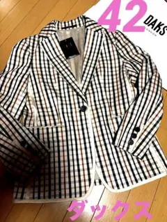 1*8様 極美品　DAKS ジャケット ハウスチェック　42 L ダックス