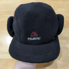 POLARTEC フリース フライトキャップ ブラック