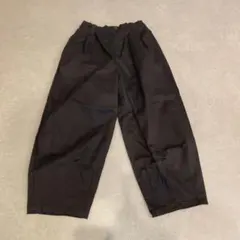 devilrock チャコールグレー　ワイドパンツ ボールパンツ140cm