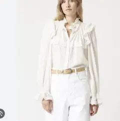 ISABEL MARANT ETOILE JATEDY フリルブラウスのサムネイル