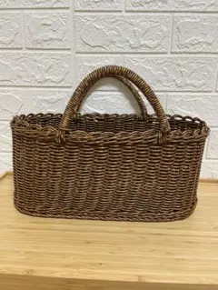 ユティル洗えるバスケットカゴ キッチン収納リビング収納ランドリーピクニックカゴ