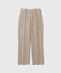 SILK LINEN NEP CHECK SLACKS（サイズ4）のサムネイル