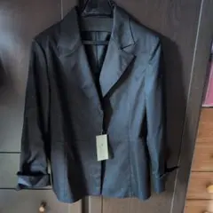 ★新品★MICHEL KLEIN PARIS テーラードジャケット ダークグレー