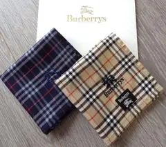 新品・未使用BURBERRY ハンカチセットホースマーク刺繍
