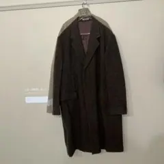 \"AURALEE\" 24AW チェスターコート オーラリーの24年秋冬メンズアウター、ダブル仕立てのチェスターコート