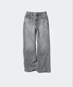 UNIQLO ワイドストレートジーンズ　22