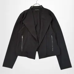 バナナリパブリック ショート丈ジャケット 羽織 ストレッチ 黒 長袖