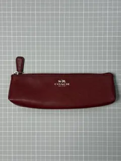 COACH レッド レザー ペンケース レディース 9422 COACH レッド レザー ペンケース レディース 9422 - メルカリ