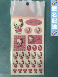 サンリオ　ハローキティ　カオハナ　デコボコシール　平成　当時物　1997年 希少