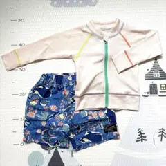 【未着用】BREEZE水着&ラッシュガードのセット サイズ100