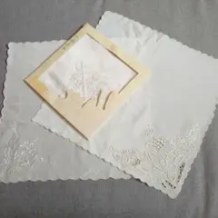 中国刺繍ハンカチ