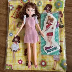セーラーズ　オーバーオールスタイルリカちゃん本体　チアスタイルキーチェーンセット