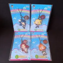ラブライブ 一番くじ 津島善子 高海千歌 桜内梨子 小原鞠莉 ストラップ 4点